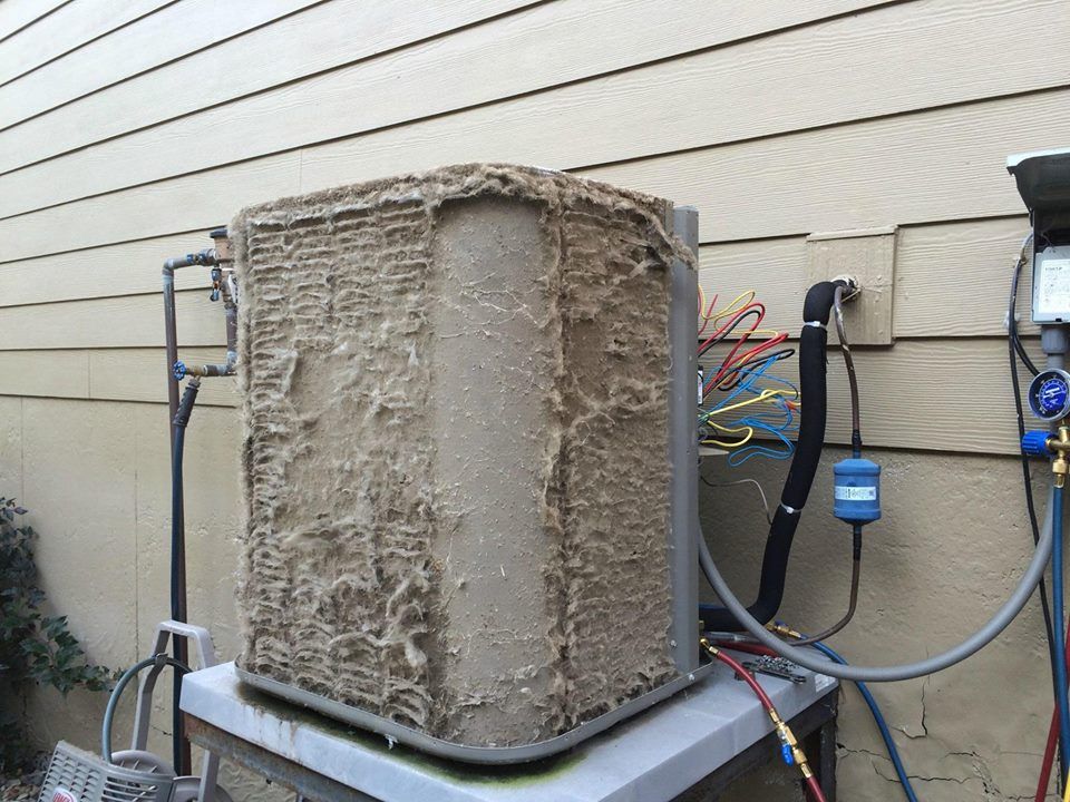 Damaged HVAC